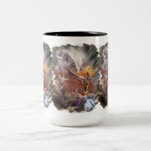 Amerikanische Ureinwohner Wedding Night Vignette Zweifarbige Tasse (Mittel)