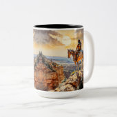 Amerikanische Ureinwohner Zweifarbige Tasse (VorderseiteRechts)