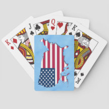 Amerikanische US Flagge Flagge Rotes Weißes Blaues