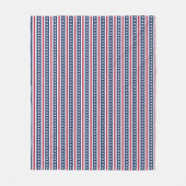 Amerikanische US Flagge Fleecedecke (Vorderseite)