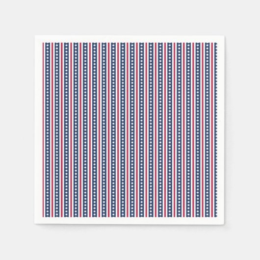 Amerikanische US Flagge Serviette (Vorderseite)