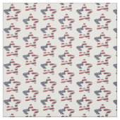 Amerikanische US Flagge Star Pattern Patriotic Stoff (Muster)