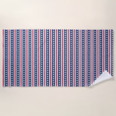 Amerikanische US Flagge Strandtuch (Vorderseite)