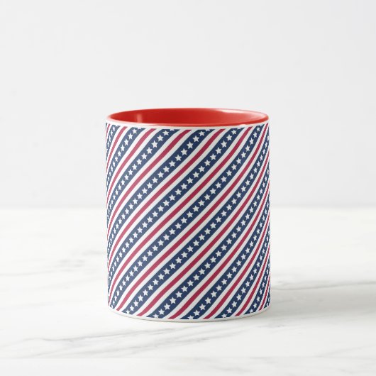 Amerikanische US Flagge Tasse (Zentrum)