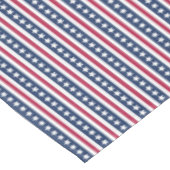 Amerikanische US Flagge Tischdecke (Schrägansicht)
