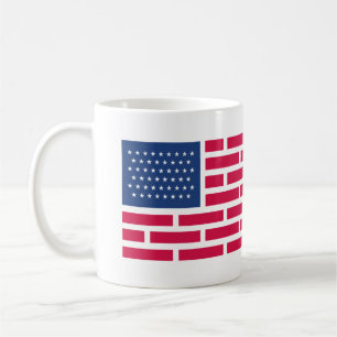 Amerikanische USA-Flagge Kaffeetasse