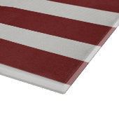 Amerikanische USA-Flaggen-patriotische am 4. Juli Schneidebrett (Ecke)