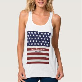 Amerikanische USA-Flaggen-patriotische am 4. Juli Tank Top