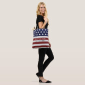 Amerikanische USA-Flaggen-patriotische am 4. Juli Tasche (Am Model)