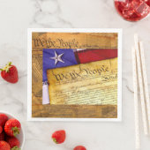 Amerikanische Verfassung Wir das Volk Papier Abend Serviette (Beispiel)