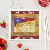 Amerikanische Verfassung Wir das Volk Papier Abend Serviette (Beispiel)