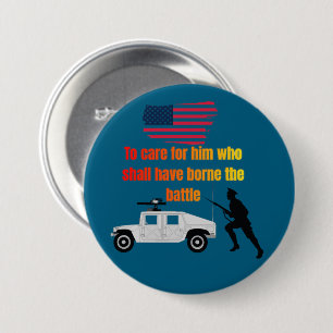 Amerikanische Veteranen Ozeanblau Button