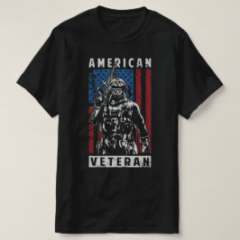 amerikanische Veteranenflagge T-Shirt