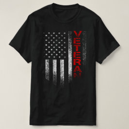 amerikanische Veteranenflagge T-Shirt