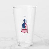 Amerikanische Violine Glas (Rückseite)