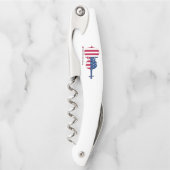 Amerikanische Violine Kellnermesser (Vorderseite)