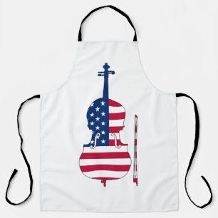 Amerikanische Violine Schürze