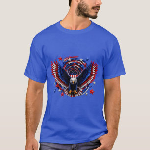 Amerikanische Visionsspirale – Patriotischer Adler T-Shirt