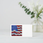 Amerikanische Visitenkarten für festgehaltene Gläs Visitenkarte (Stehend Vorderseite)