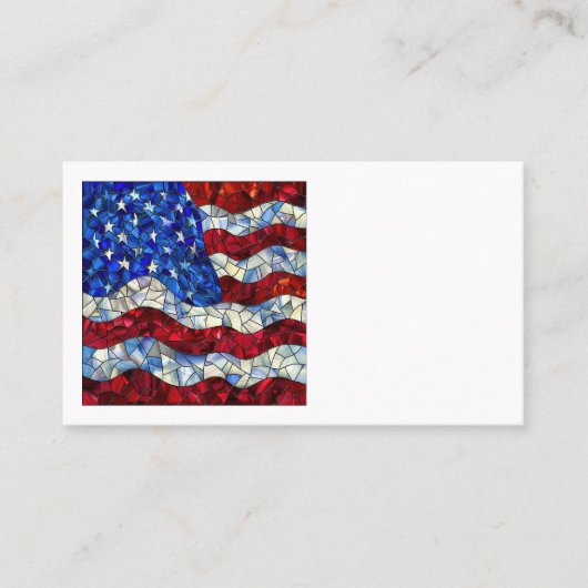 Amerikanische Visitenkarten für festgehaltene Gläs Visitenkarte (Vorderseite)