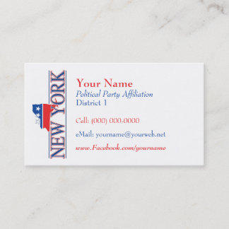 Amerikanische Visitenkarten - New York Visitenkarte