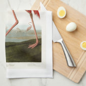 Amerikanische Vögel Flamingo-Johns Audubon von Küchentuch (Viertel Falte)