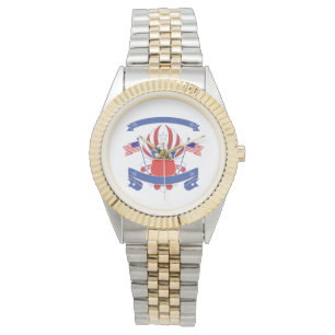 Amerikanische Wappen Armbanduhr