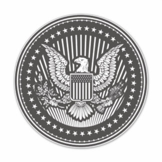 Amerikanische Wappen - Vinyl Stickers maßgeschneid Aufkleber