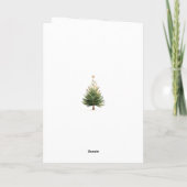 Amerikanische Weihnachtskarte Einladung (Rückseite)