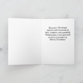 Amerikanische Weihnachtskarte Einladung (Innenseite)