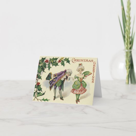 AMERIKANISCHE WEIHNACHTSkarte Feiertagskarte (Vorderseite)