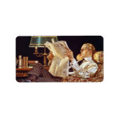 Amerikanische Werbung, Arrow Shirt Collars, 1914 Adressaufkleber (Vorne)