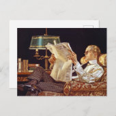 Amerikanische Werbung, Arrow Shirt Collars, 1914 Postkarte (Vorne/Hinten)