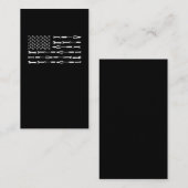 Amerikanische Werkzeuge für Fahnen Visitenkarte (Vorne/Hinten)