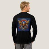 Amerikanische Werte Tri-Blend Shirt (Voller Rücken)