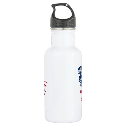 Amerikanische Werte Trinkflasche (Rückseite)