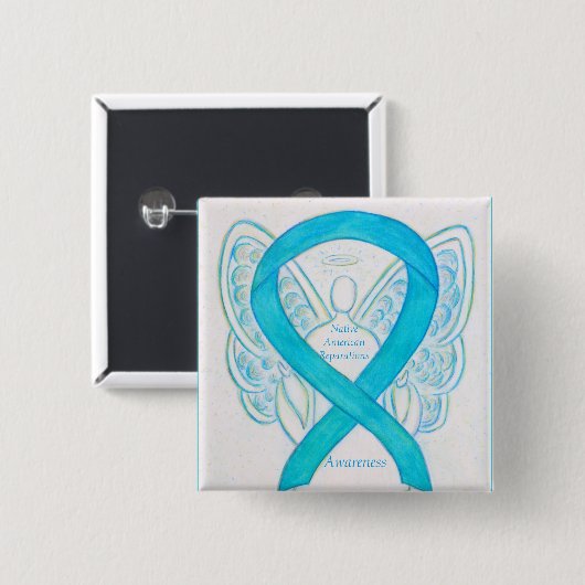 Amerikanische Wiedergutmachungs-Buttone Button (Vorne & Hinten)