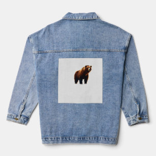 Amerikanische Wildtier-Wunder – Weißkopfseeadler, Jeansjacke