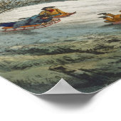 Amerikanische Winterszenen - F Palmer Fine Art Pos Poster (Ecke)