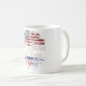 Amerikanische Wurzeln Kaffeetasse (VorderseiteRechts)