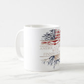 Amerikanische Wurzeln Kaffeetasse (Vorderseite Links)