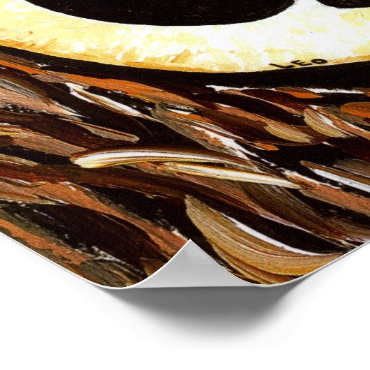 Amerikanische Zedernmaske Poster (Ecke)