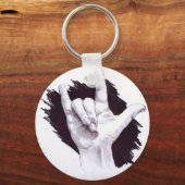 AMERIKANISCHE ZEICHENSPRACHE I LIEBE SIE SCHLÜSSELANHÄNGER (Vorderseite)