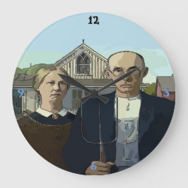 Amerikanische Zeit, berühmte Kunst Große Wanduhr