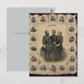 Amerikanische 🎖️ ⚔️ Zivile Kriegsheld Spektakulär Postkarte (Vorne/Hinten)