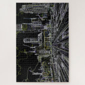 Amerikanische Züge Puzzle (Vertikal)