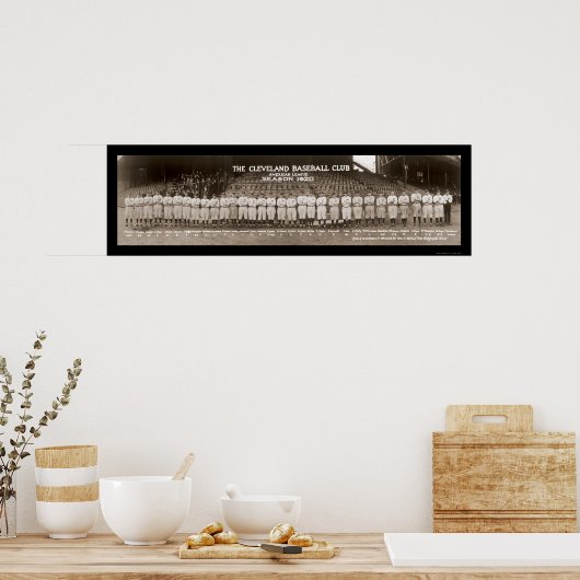 Amerikanischen Ureinwohner Baseball Foto 1920 Poster (Küche)