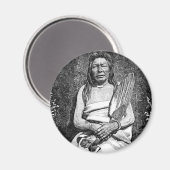 Amerikanischen Ureinwohners Magnet (Vorderseite/Rückseite)