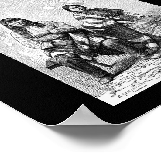 Amerikanischen Ureinwohners Poster (Ecke)