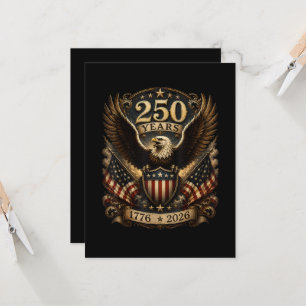 Amerikanischer 1776 2026 250. 4. Juli Patriotische Einladung